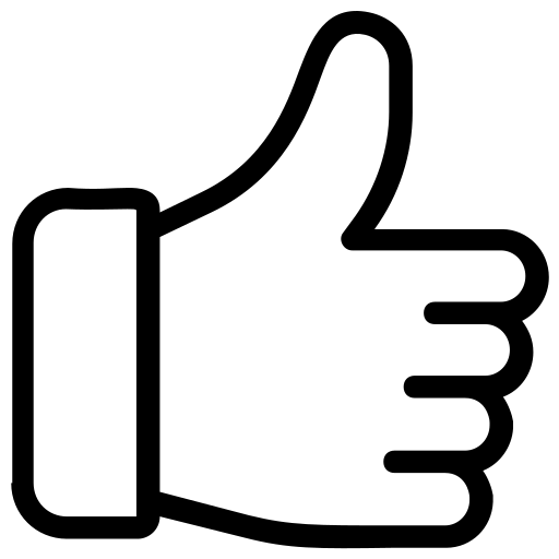 <a href="https://www.flaticon.com/fr/icones-gratuites/pouce" title="pouce icônes">Pouce icônes créées par vectorspoint - Flaticon</a>